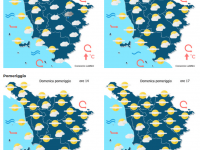 Le previsioni meteo del consorzio Lamma per domenica 7 Dicembre