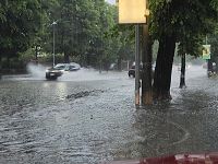 L'allagamento a Carrara in zona Doganella