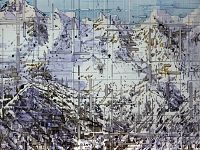 Sulle tracce dei ghiacciai - olio su tela, cm. 100 x 100 