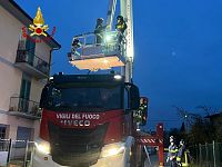 L'intervento dei vigili del fuoco 