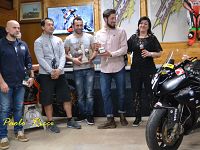 Un momento delle premiazioni dei piloti del Motoclub Sparks
