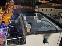 Il luogo dell'incendio