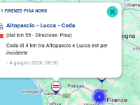 Il punto dell'incidente chiuso al transito