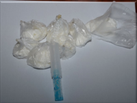 Parte della droga sequestrata