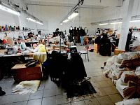 Il laboratorio tessile della ditta