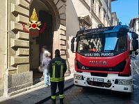 L'intervento dei vigili del fuoco