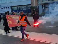 La manifestazione a Livorno