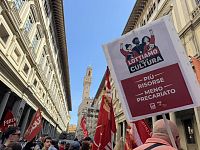 La manifestazione a Firenze