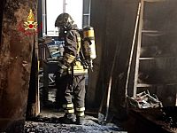 L'intervento dei vigili del fuoco