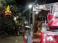 Intervento dei vigili del fuoco a Ginestra Fiorentina