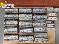 Parte di quanto sequestrato