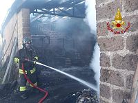 L'intervento dei vigili del fuoco