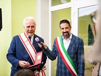 Il presidente della Regione Giani con il sindaco Bonfanti