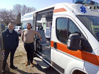 L'ambulanza donata all'Ucraina