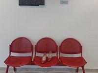 La panchina rossa al San Jacopo