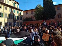La manifestazione a Pisa
