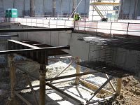 All'interno del cantiere