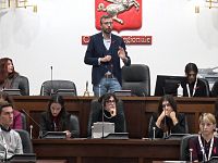 L'intervento del presidente Mazzeo alla seduta d'insediamento del Parlamento degli studenti della Toscana