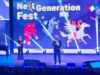 Il presidente Giani sul palco del Next Generation Fest 2026
