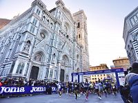 La partenza della Firenze Marathon 2023