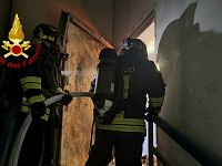 L'intervento dei vigili del fuoco