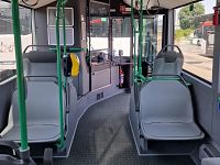 L'interno dei nuovi bus urbani Mercedes Conecto