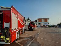 L'intervento dei vigili del fuoco