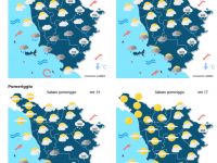 Le previsioni del consorzio Lamma per sabato 22 Novembre 2025