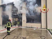 Il luogo dell'incendio