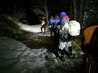 Le operazioni di soccorso