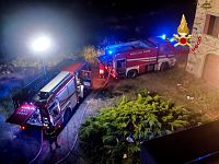 Il luogo dell'incendio