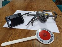 Il drone in dotazione alla polizia provinciale pistoiese