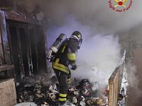 Il luogo dell'incendio