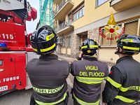 L'intervento dei vigili del fuoco