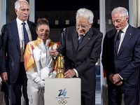 Al Quirinale la cerimonia di consegna della Fiamma Olimpica