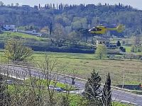 L'arrivo dell'elicottero Pegaso