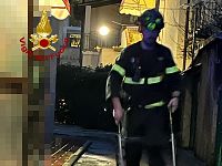 L'intervento dei vigili del fuoco 