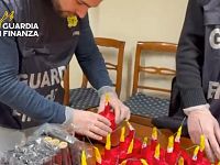 I materiali sequestrati