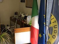 L'ufficio vandalizzato della sindaca di Carrara