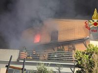 Il luogo dell'incendio