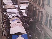Il mercato sul corso Matteotti