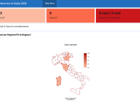 I casi di Zika Virus nelle regioni italiane mappa