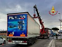 L'intervento dei vigili del fuoco