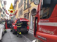 L'intervento dei vigili del fuoco