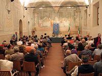 Il pubblico presente in sala al ricordo della liberazione di Empoli