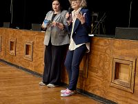 Carla Cocilova, vicesindaca di Pontedera e ELena Pardocchi presidente Utel Pontedera