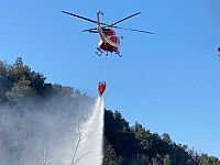 Un elicottero antincendio