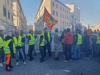 In piazza Cavour a Livorno