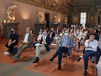 La cerimonia in Palazzo Vecchio