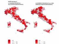 L'export nelle province italiane nel primo semestre 2023